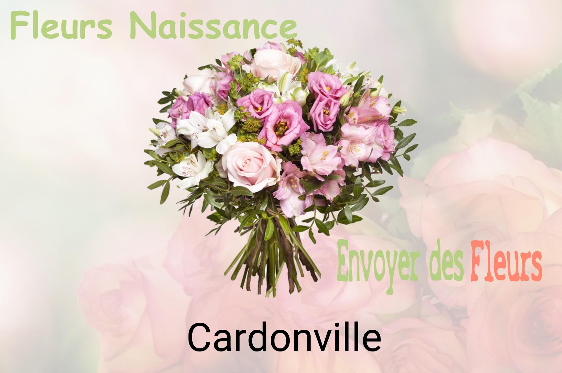 Bouquet de fleurs de naissance livré à Cardonville